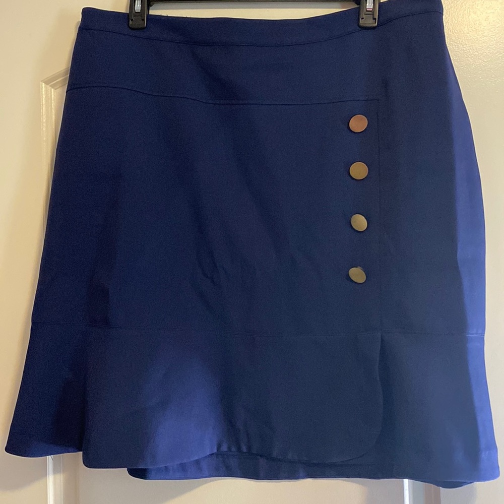 Eloquii ruffle hem skirt